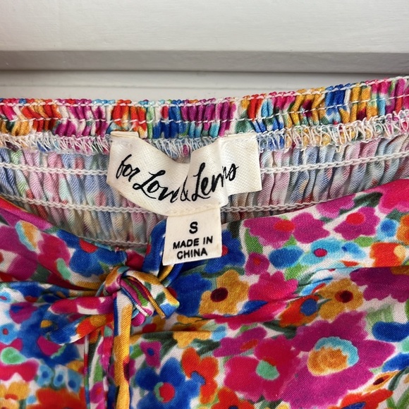 FOR LOVE AND LEMONS floral short sleeve summer dress - Picture 4 of 6